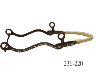 ANTIQUE BROWN HACKAMORE BIT