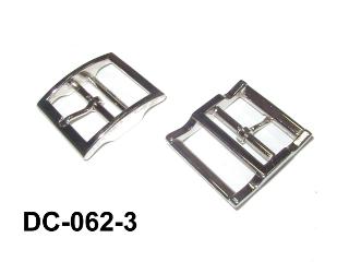 ZINC DIE CAST 2-BAR TONGUE BUCKLE