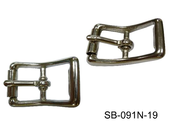SOLID BRASS BUCKLE, SIZE: 3/4