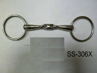 SS DOUBLE JOINTED SNAFFLE BIT