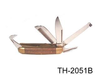 COMBINATION HOOF CARE FOLDING KNIFE