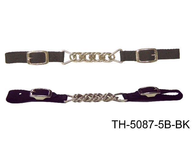 CURB CHAIN W/WEBBING STRAP