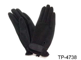 NYLON TOP & SUEDE GLOVES