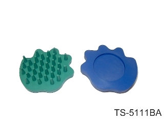 RUBBER SOFT-TOUCH CURRY COMB
