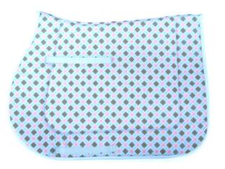 ARGYLE  SADDLE PAD