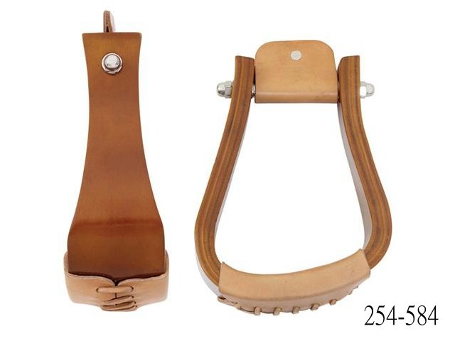 SLOPED WOODEN ROPER STIRRUPS