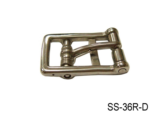 SS 2-BAR GIRTH BUCKLE W/SPRING